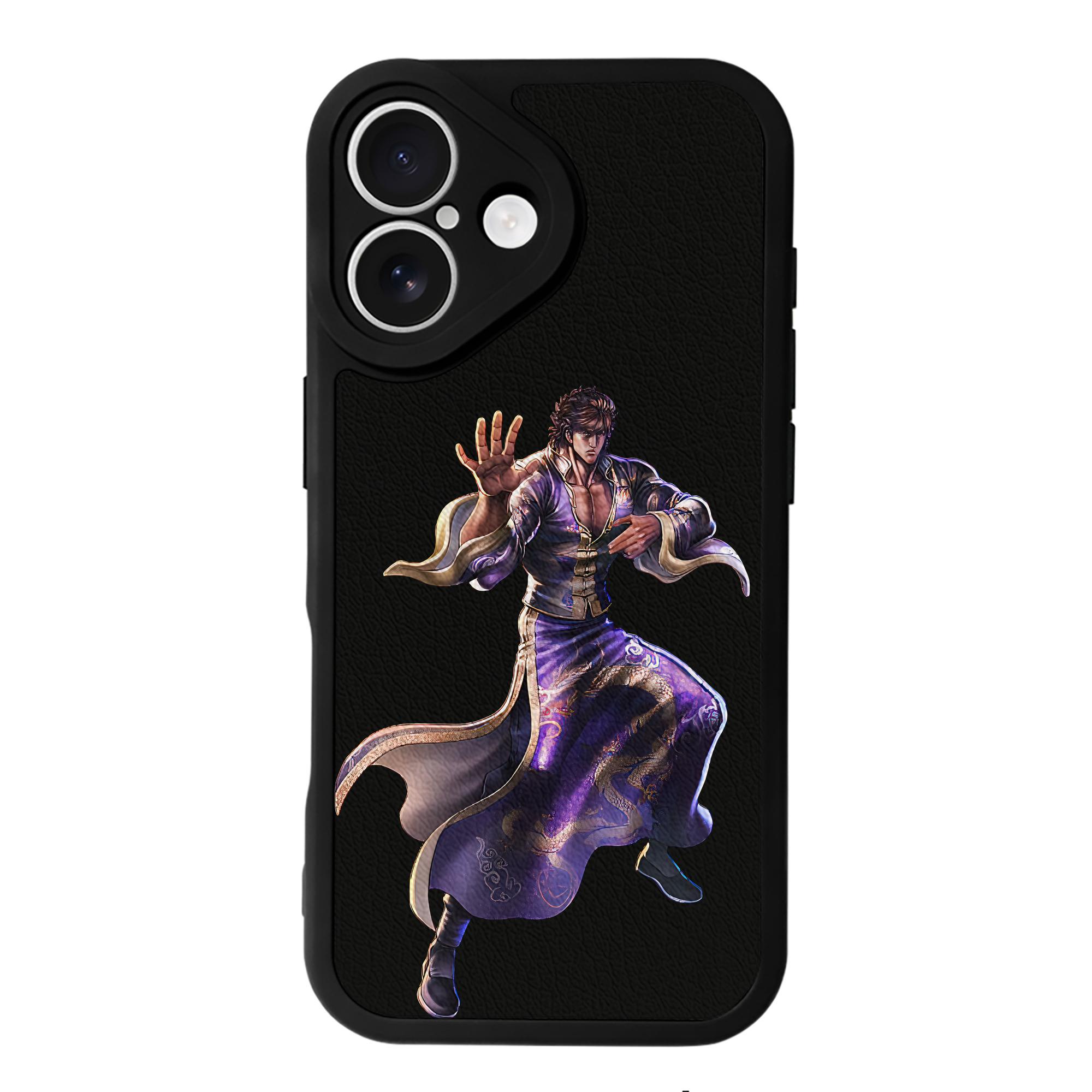 （画像用） 北斗の拳 Fist of the North Star 【iPhone 16シリーズ対応】シリコンスマホケース（レザー調） 材質：シリコン